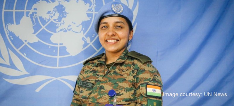 Indian peacekeeper Major Vaishali in Sudan