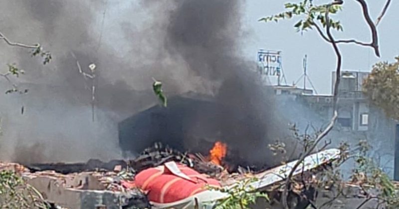Ahmedabad plane crash: Plane crashes within minutes of take-off; more than 25 bodies recovered