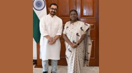 Actor Aamir Khan meets President Draupadi Murmu