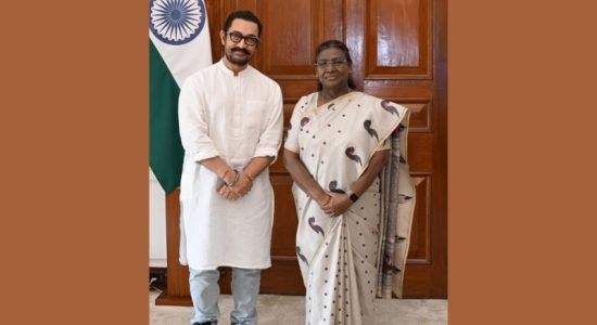 Actor Aamir Khan meets President Draupadi Murmu