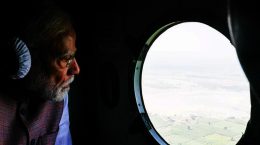 Modi views flood-affected areas of Punjab from aerial view