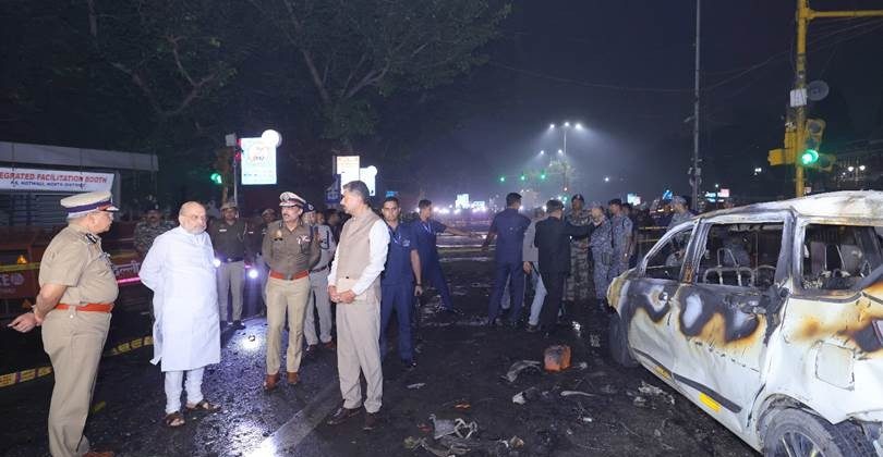 Home Minister Shah visited the blast site