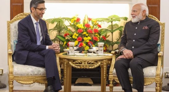 Google CEO Meets Prime Minister