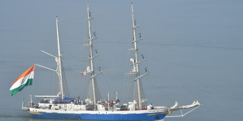 INS Tarangini Arrives in Trincomalee, Sri Lanka