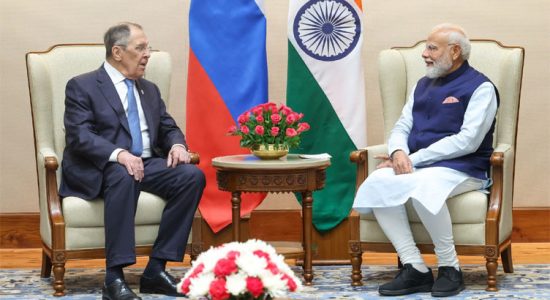 Russian Foreign Minister Lavrov Meets Prime Minister Modi