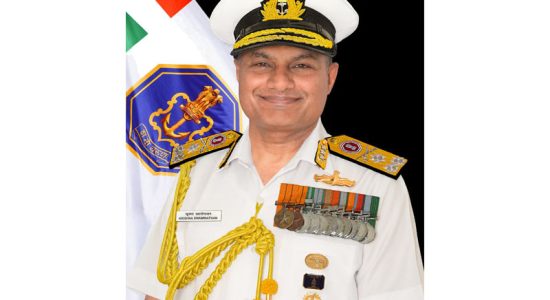 Vice Admiral Krishna Swaminathan will be the Chief of the Naval Staff