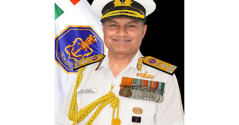 Vice Admiral Krishna Swaminathan will be the Chief of the Naval Staff