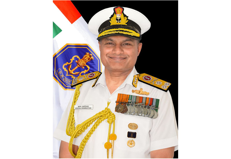 Vice Admiral Krishna Swaminathan will be the Chief of the Naval Staff
