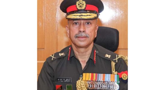 लेफ्टिनेंट जनरल एनएस राजा सुब्रमणि