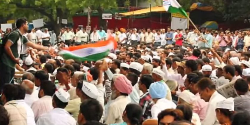India's youth movement in the spotlight of international media