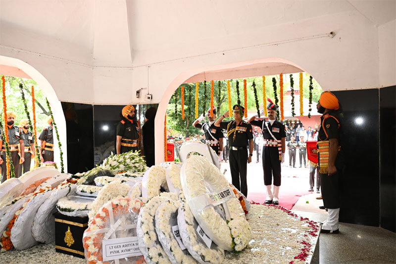 Former Chief of Army Staff General V.N. Sharma was laid to rest with full military honours