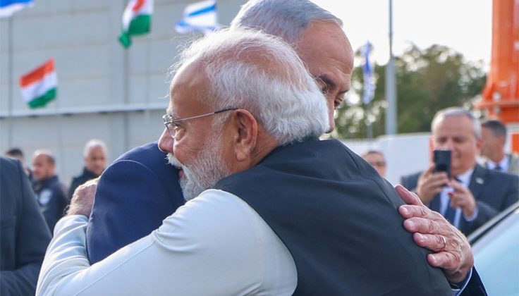 Prime Minister Benjamin Netanyahu Calls Modi