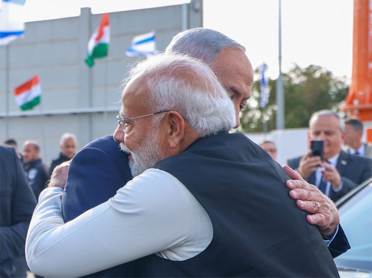 Prime Minister Benjamin Netanyahu Calls Modi