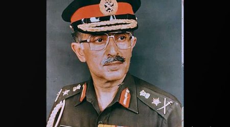 Former Chief of Army Staff General V.N. Sharma was laid to rest with full military honours
