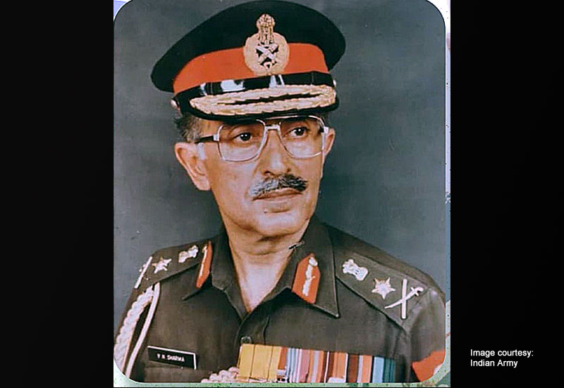 Former Chief of Army Staff General V.N. Sharma was laid to rest with full military honours