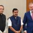 Russian Ambassador Denis Alipov Meets BJP President Nitin Nabin