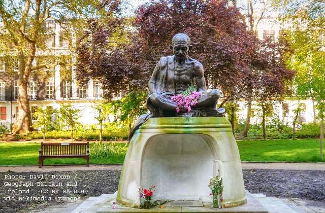 Why does Gandhi's message resonate in over a hundred countries?
